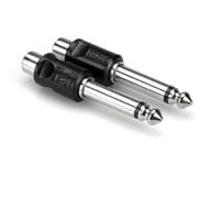 RCAメス-モノラルフォンオス 変換プラグ 変換アダプター 2個パック GPR-101
