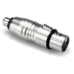 RCAメス-XLR3ピンメス 変換アダプター GXF-132