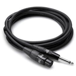 1.5m XLRメス-モノラルフォン マイクケーブル HMIC-005HZ