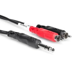 2m ステレオフォンオス-RCAオス×2 インサーションケーブル TRS-202