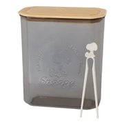 スヌーピー ティーバッグケース クリアグレー
