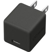 USB急速充電器 Charger 002 USB PD(パワーデリバリー)対応 30W USB-C×1 小型ボディ シボ加工 ライトブラック MATE-CH002-LBK