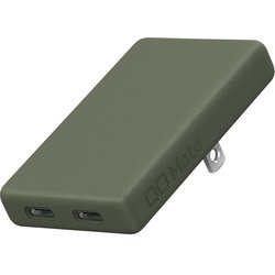 USB急速充電器 Mate Charger 003 USB PD（パワーデリバリー）対応 20W USB-C×2 超薄型設計 シボ加工 モスグリーン MATE-CH003-MGR