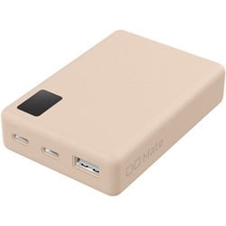 モバイルバッテリー Powerbank 001 10000mAh 20W USB-C×2/USB-A×1 シェルピンク MATE-PB001-SPK