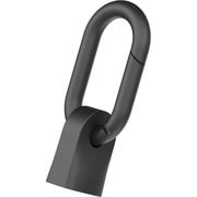 カラビナ付き ケーブルホルダー USB-C to USB-C ライトブラック CIO-CHD-LBK