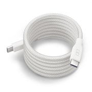スパイラルケーブル USB-C to USB-C 1m PD240W対応 ナチュラルホワイト CIO-NLSC30000-CC1-NWH
