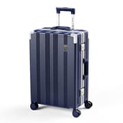 スーツケース アルミフレームタイプ ストッパー付き TSAロック搭載 Lサイズ 旅行日数目安:1週間以上 95L ブルー NT-ZB1101 ブルー L