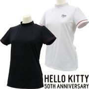 KittyTWH-M [ハロー・キティ 50周年 モックネックTシャツ ホワイト Mサイズ]