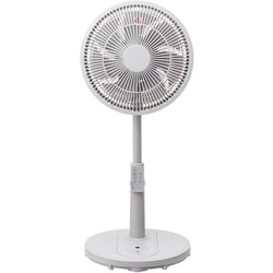 リビング扇風機 DCモーター搭載 リモコン付き グレー AFDC101-GY