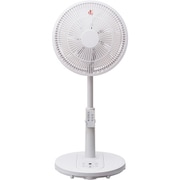 リビング扇風機 DCモーター搭載 リモコン付き ホワイト AFDC101-W
