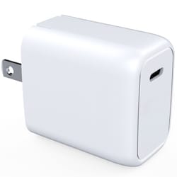 USB充電器 USB PD（パワーデリバリー）対応 20W USB-C×1 スイングプラグ採用 ホワイト HD-AC1P20WH