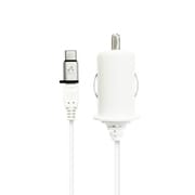 DC充電器 コンパクトタイプ ケーブル長1.4m 出力5Wモデル ホワイト Type-C変換付き DKJ-SSXB WH2