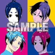 ブルーロック ビッグ正方形缶バッジ ポップアート Ver. 御影玲王 [キャラクターグッズ]