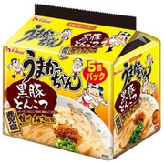【限定】うまかっちゃん 黒豚とんこつ 鹿児島 焦がしねぎ風味5個パック 92g×5 [インスタントラーメン]