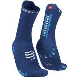 プロ レーシング ソックス V4.0 ラン ハイ ユニセックス ランニングウェア ソックス SODALITE/FLUO BLUE サイズT2（足底：24.5-26cm） XU00046B