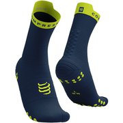 プロ レーシング ソックス V4.0 ラン ハイ ユニセックス ランニングウェア ソックス BLUES/GREEN SHEEN サイズT4(足底:29-31cm) XU00046B