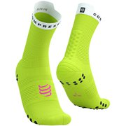 プロ レーシング ソックス V4.0 ラン ハイ ユニセックス ランニングウェア ソックス SAFE YELLOW/WHITE サイズT1(足底:22-24cm) XU00046B