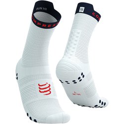 プロ レーシング ソックス V4.0 ラン ハイ ユニセックス ランニングウェア ソックス WHITE/BLUES サイズT2（足底：24.5-26cm） XU00046B