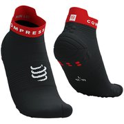 プロ レーシング ソックス V4.0 ラン ロー ユニセックス ランニングウェア ソックス BK/R サイズT3（足底：26.5-28.5cm） XU00047B
