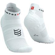 プロ レーシング ソックス V4.0 ラン ロー ユニセックス ランニングウェア ソックス WHITE/BLACK サイズT1(足底:22-24cm) XU00047B
