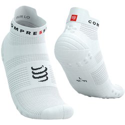 プロ レーシング ソックス V4.0 ラン ロー ユニセックス ランニングウェア ソックス WHITE/BLACK サイズT3（足底：26.5-28.5cm） XU00047B