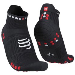 プロ レーシング ソックス V4.0 ラン ロー ユニセックス ランニングウェア ソックス BK/R/W サイズT1（足底：22-24cm） XU00047B
