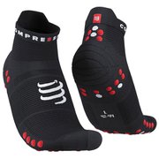 プロ レーシング ソックス V4.0 ラン ロー ユニセックス ランニングウェア ソックス BK/R/W サイズT2（足底：24.5-26cm） XU00047B