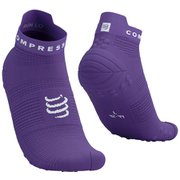 プロ レーシング ソックス V4.0 ラン ロー ユニセックス ランニングウェア ソックス LILAC/WHITE サイズT2(足底:24.5-26cm) XU00047B