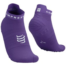 プロ レーシング ソックス V4.0 ラン ロー ユニセックス ランニングウェア ソックス LILAC/WHITE サイズT3（足底：26.5-28.5cm） XU00047B