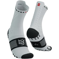 プロ レーシング ソックス V4.0 トレイル ユニセックス ランニングウェア ソックス WHITE/BLACK サイズT3（足底：26.5-28.5cm） XU00048B