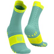 プロ レーシング ソックス V4.0 トレイル ユニセックス ランニングウェア ソックス SHELL BLUE/SAFE YELLOW サイズT4（足底：29-31cm） XU00048B