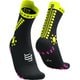 プロ レーシング ソックス V4.0 トレイル ユニセックス ランニングウェア ソックス BLACK/SAFE YELLOW/NEO PINK サイズT1（足底：22-24cm） XU00048B