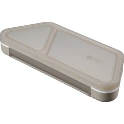 薄型弁当箱 抗菌フードマン おにぎり グレー