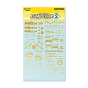 LGM02-GO LGMデカール2 ゴールド 1枚入 [プラモデル用品]