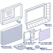 FT-03S Mr.スーパーブース コンパクト 交換フードセット [模型塗装用品]