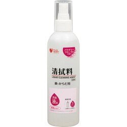 オオサキメディカル プラスハート PLUS HEART 介護入浴用品 清拭料 濃縮液体タイプ 顔・からだ用 パウダリーフローラルの香り 300ml（200回分） 日本製 74120
