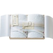 MOK-0100 [今治極選 魔法の糸 今治タオルセット バスタオル2枚（国産木箱入）]