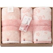 SM2210 [今治謹製 さくら紋織 タオルセット（バスタオル×2枚、フェイスタオル×2枚）]
