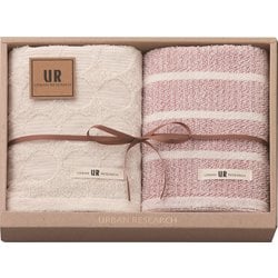 UR2320RD [URBAN RESEARCH（アーバンリサーチ） タオルセット（フェイスタオル×2枚） レッド]