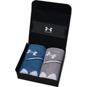 UA-040BL [UNDER ARMOUR タオルギフト フェイスタオル2枚 ブルー]