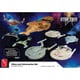 AMT AMT1443 1/2500 スター トレック ミニスケール宇宙船 8艦セット [組立式プラスチックモデル]