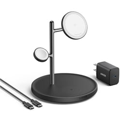 Anker MagGo Wireless Charging Station 3-in-1 Stand スタンド型 ワイヤレス充電ステーション ブラック B25M3N11