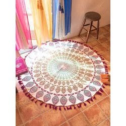 マンダラRUG MAT PURPLE ISAP6288