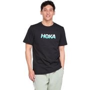 サンライズ グラフィック ショートスリーブ Tシャツ HOKA SUNRISE GPX SS TEE 1156216 (BLK)ブラック Mサイズ [ランニングウェア シャツ メンズ]