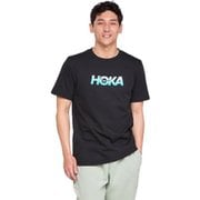 サンライズ グラフィック ショートスリーブ Tシャツ HOKA SUNRISE GPX SS TEE 1156216 (BLK)ブラック Mサイズ [ランニングウェア シャツ メンズ]