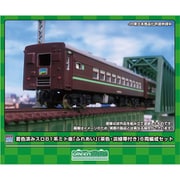 19507 Nゲージ 塗装済みキット 着色済み スロ81系ミト座「ふれあい」（茶色・淡緑帯付き）6両編成セット [鉄道模型]