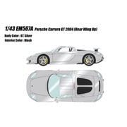 EM567A 1/43 ポルシェ カレラ GT 2004 Rear wing up GTシルバー [レジンキャストミニカー]