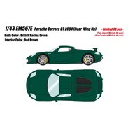 EM567E 1/43 ポルシェ カレラ GT 2004 Rear wing up ブリティッシュレーシンググリーン [レジンキャストミニカー]