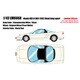 EM666A 1/43 ホンダ NSX-R NA1 1992 Head lamp open チャンピオンシップホワイト [レジンキャストミニカー]
