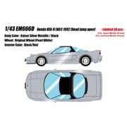 EM666D 1/43 ホンダ NSX-R NA1 1992 Head lamp open カイザーシルバーメタリック [レジンキャストミニカー]